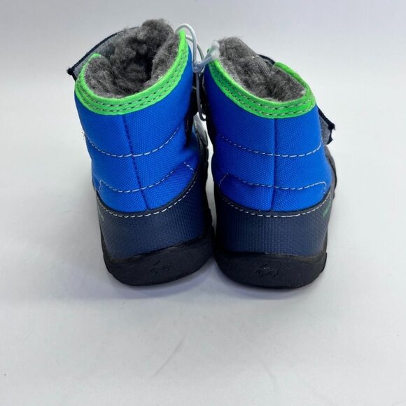 See Kai Run Blake  Boots Size 5 in Navy/Gray Blue Green Booties Shoes Toddler - Picture 4 of 12